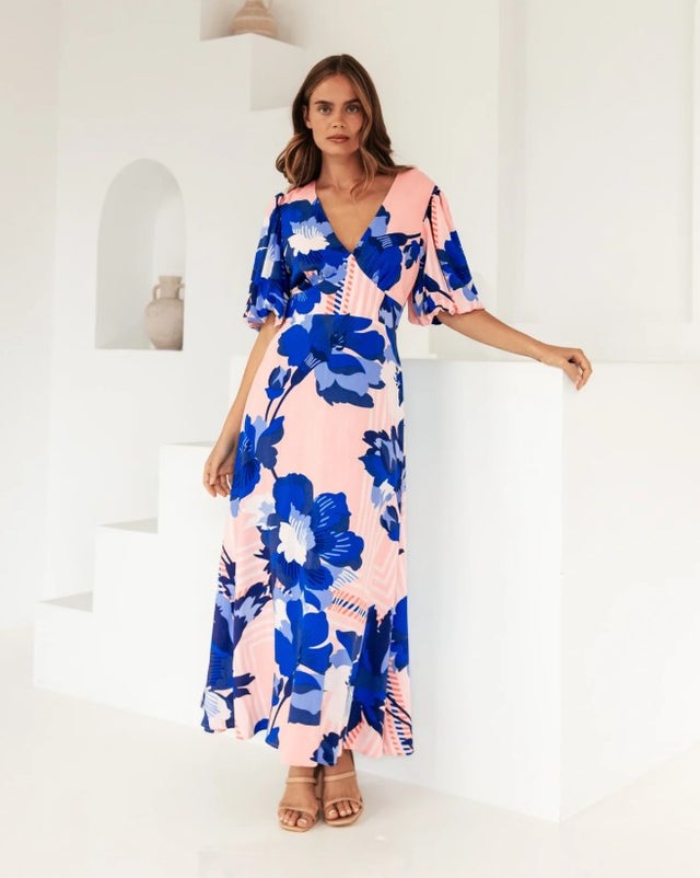 maxi and long dresses Resort Beach 2 Two Slit Party Maxi Long Dresses for Women main image 0